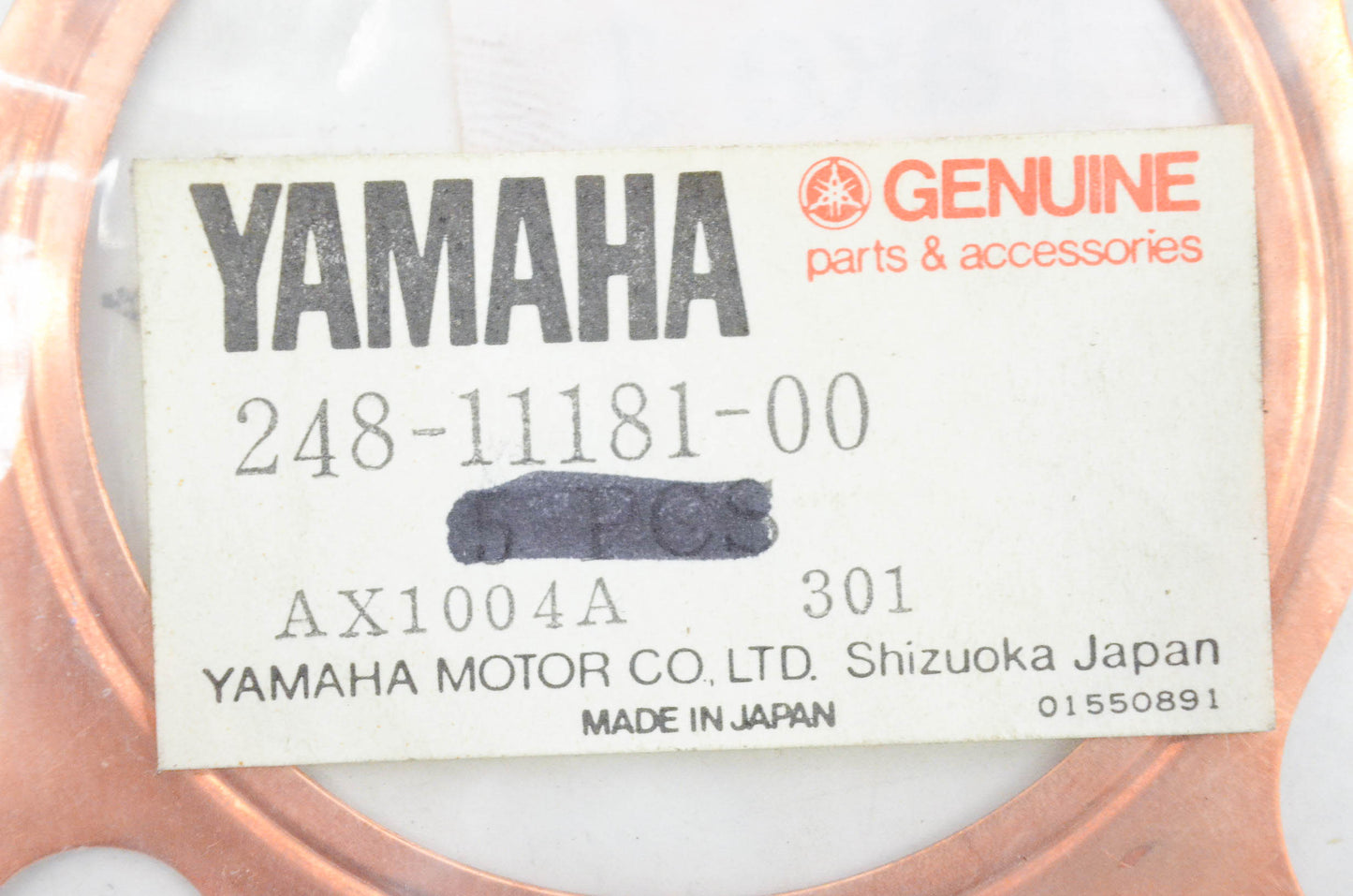 New OEM Yamaha 248-11181-00-00 Cylinder Head Gasket NOS