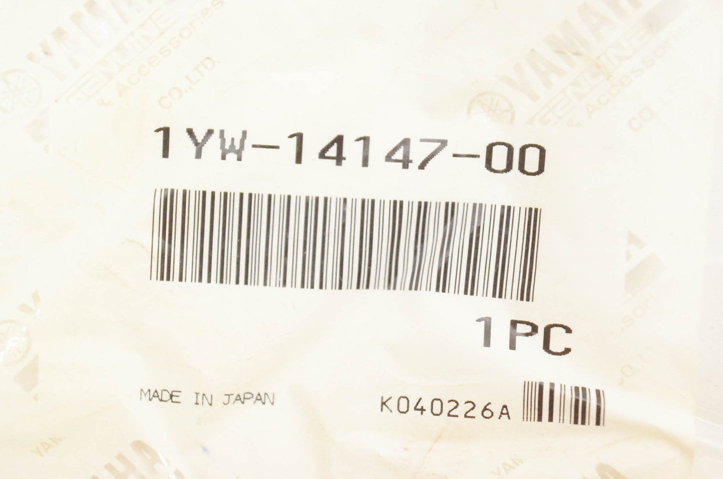 New OEM Yamaha 1YW-14147-00-00 O Ring NOS