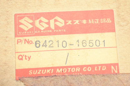New OEM Suzuki 64210-16501 Rear Brake Plate NOS