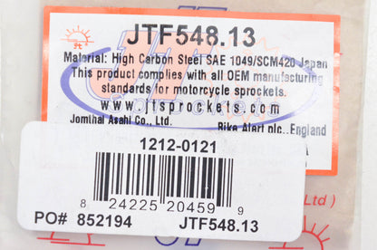 JT Sprockets JTF548.13, 1212-0121 Front 13T Sprocket NOS