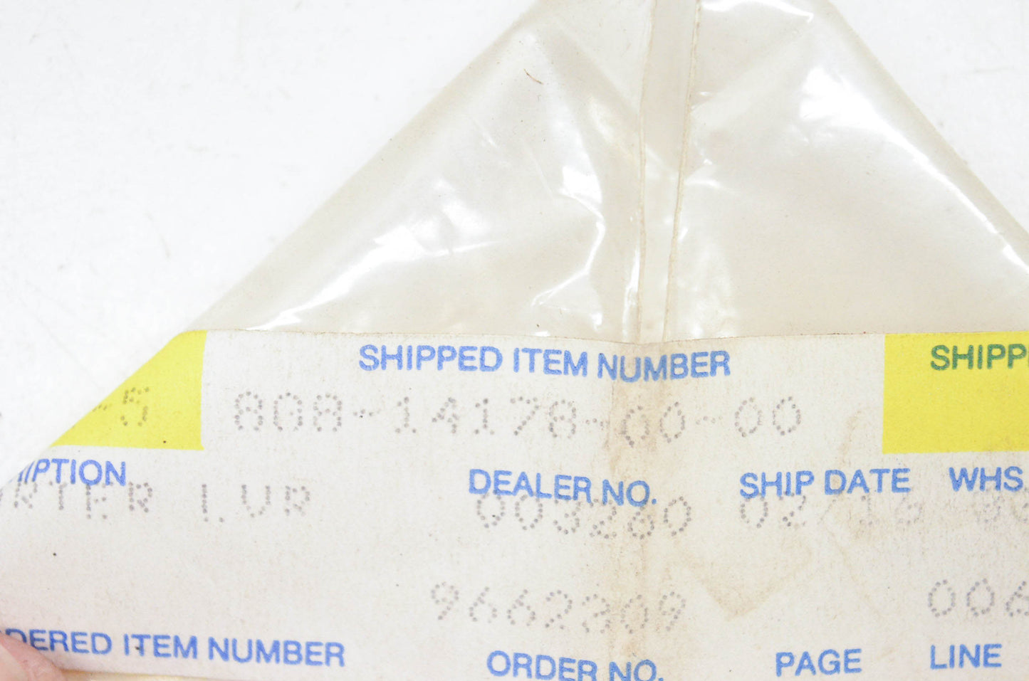 New OEM Yamaha 8G8-14178-00-00 Starter Lever Plate NOS