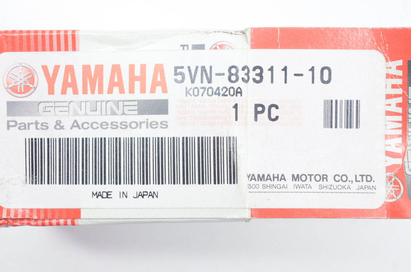 New OEM Yamaha 5VN-83311-10-00 Amber Flasher Light Bulb NOS