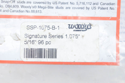 Woody's SSP-1075-B-1, SSP1075B1 Signature Series Stud and Lock Nut Kit NOS