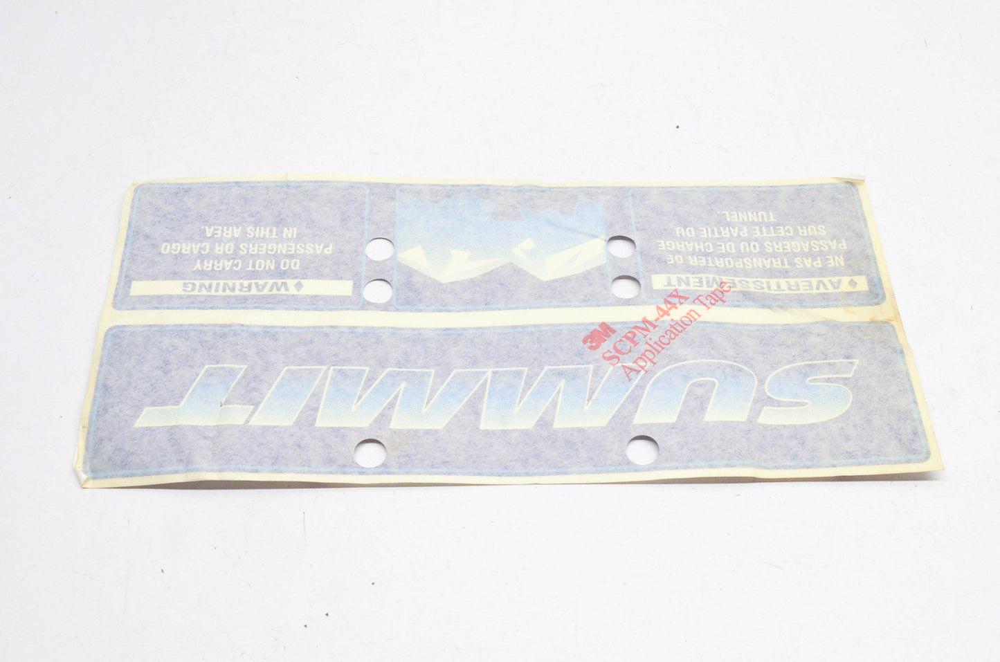 Aftermarket 414951300 Summit Warning Label Decal NOS