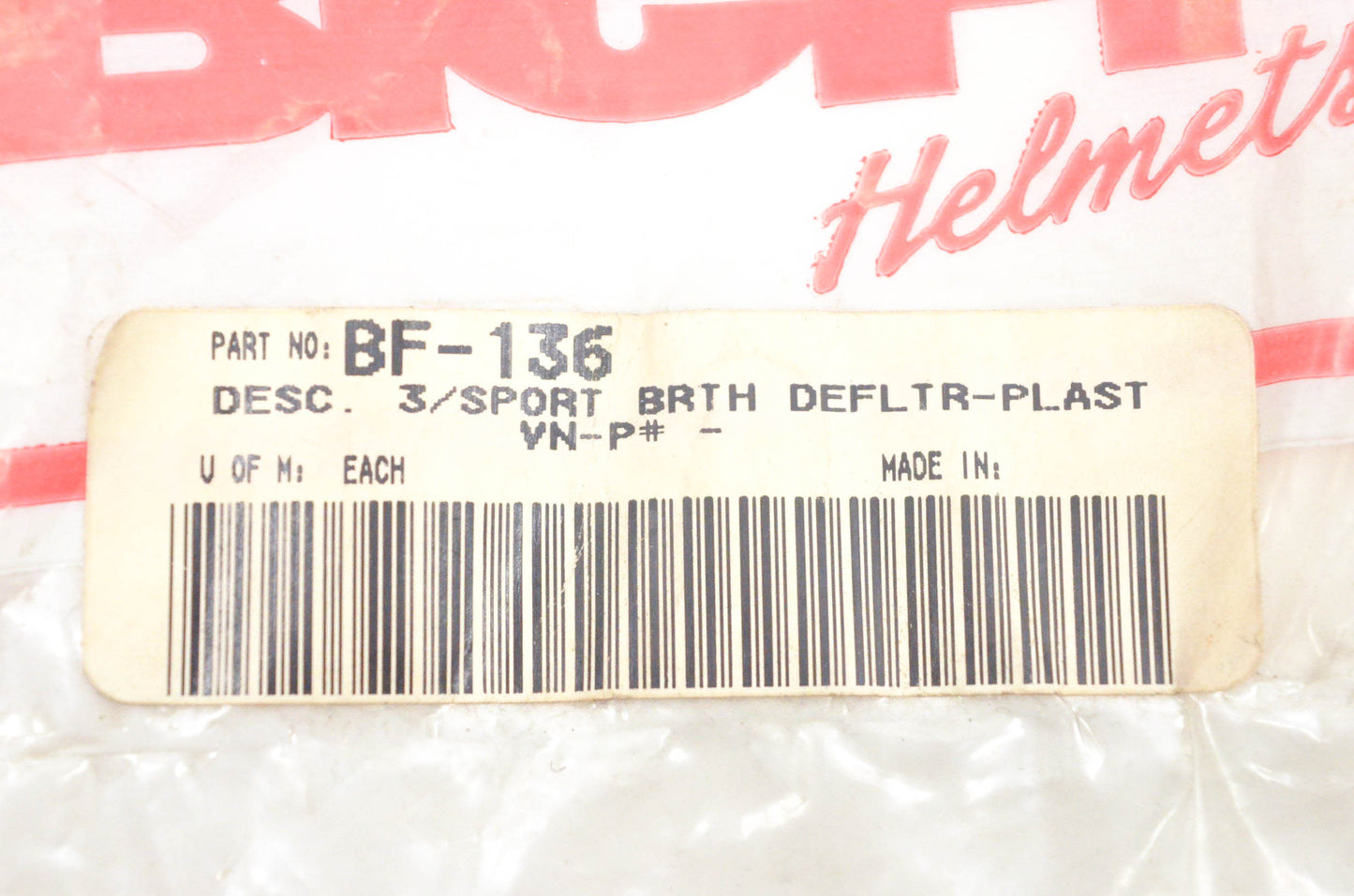 Bieffe BF-136 Breath Guard NOS