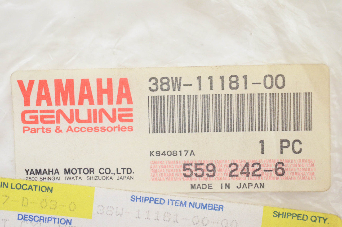 New OEM Yamaha 38W-11181-00-00 Cylinder Head Gasket NOS