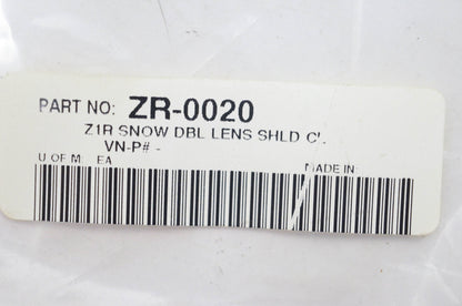 Z1R ZR-0020 Clear Anti Fog Double Lens Shield NOS