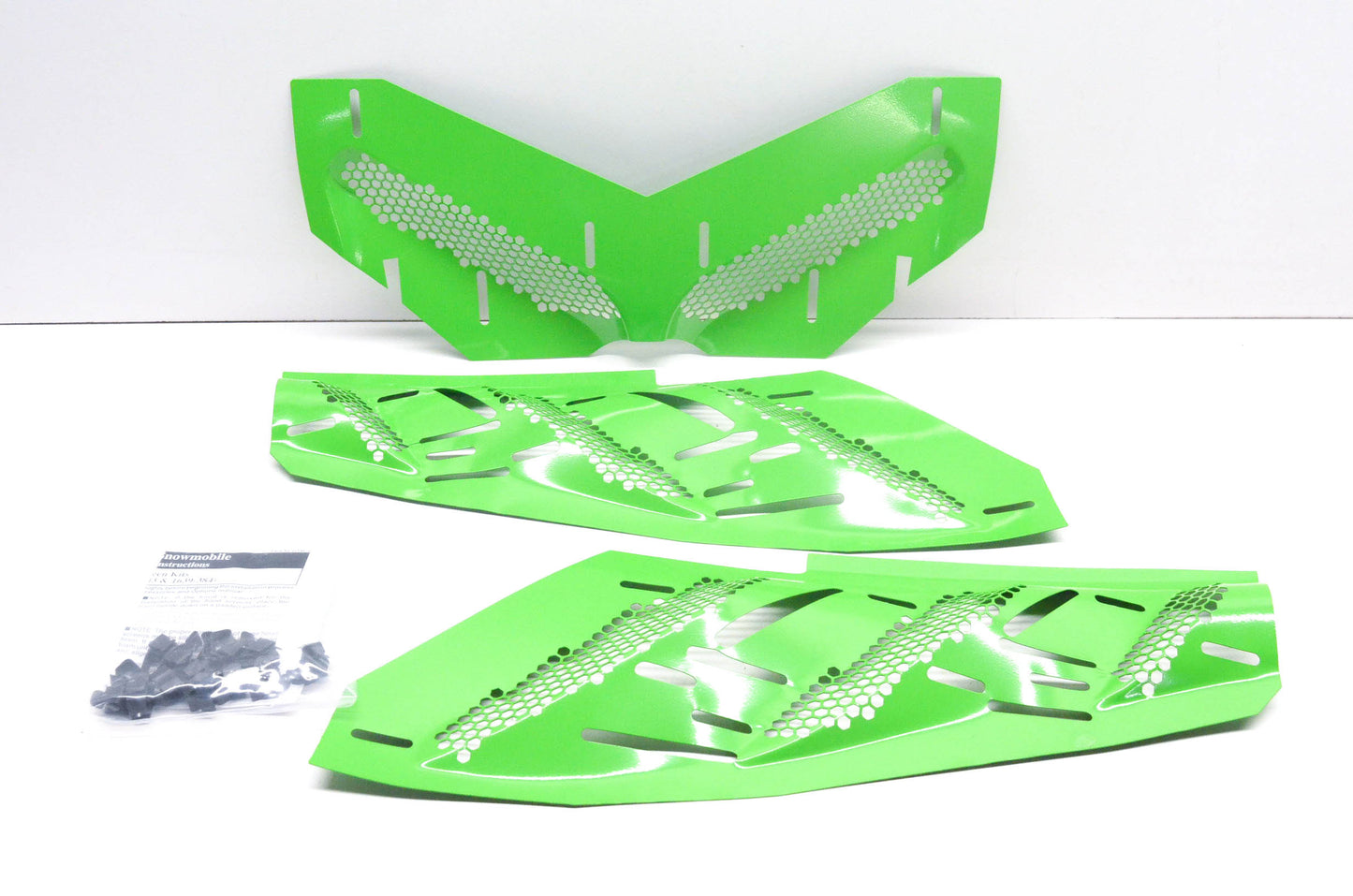 New OEM Arctic Cat 0639-641 Green Hood Screen Kit NOS