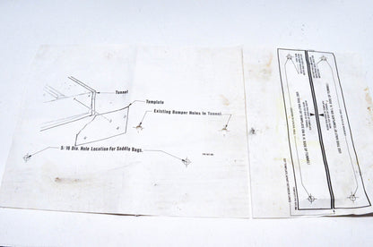 New OEM Arctic Cat 0636-806 Hard Saddle Bag Kit NOS