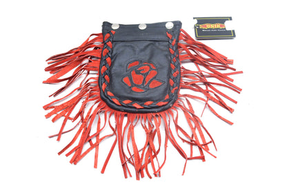 Unik 2111.01 Red Fringe Pouch NOS