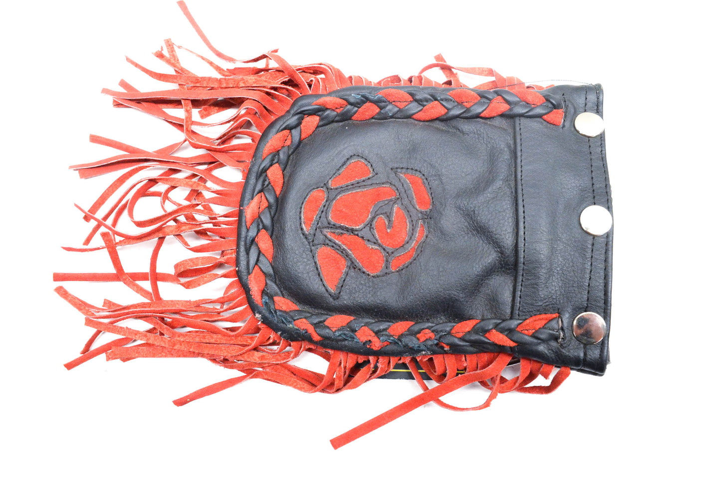 Unik 2111.01 Red Fringe Pouch NOS