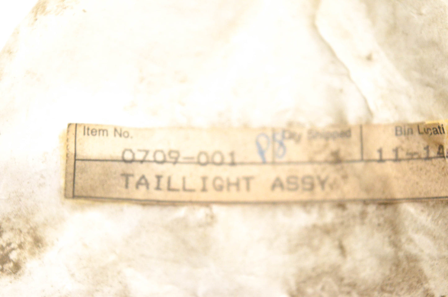 New OEM Arctic Cat 0709-001 Taillight Assembly NOS