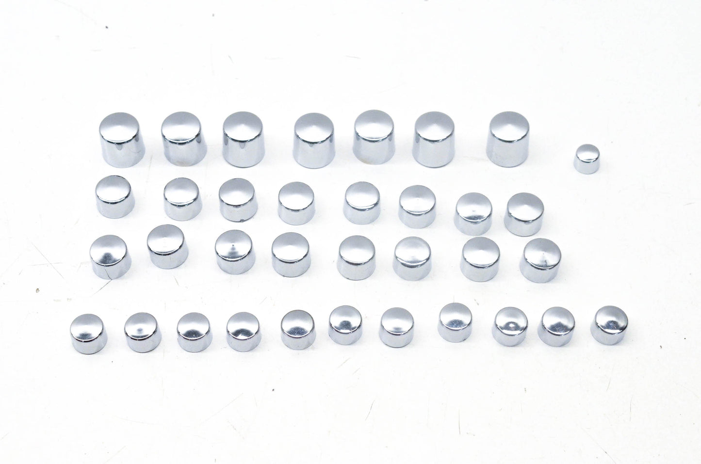 Kool Kovers KK1519 VTX1800 Plastic Chrome Nut Cover Kit NOS