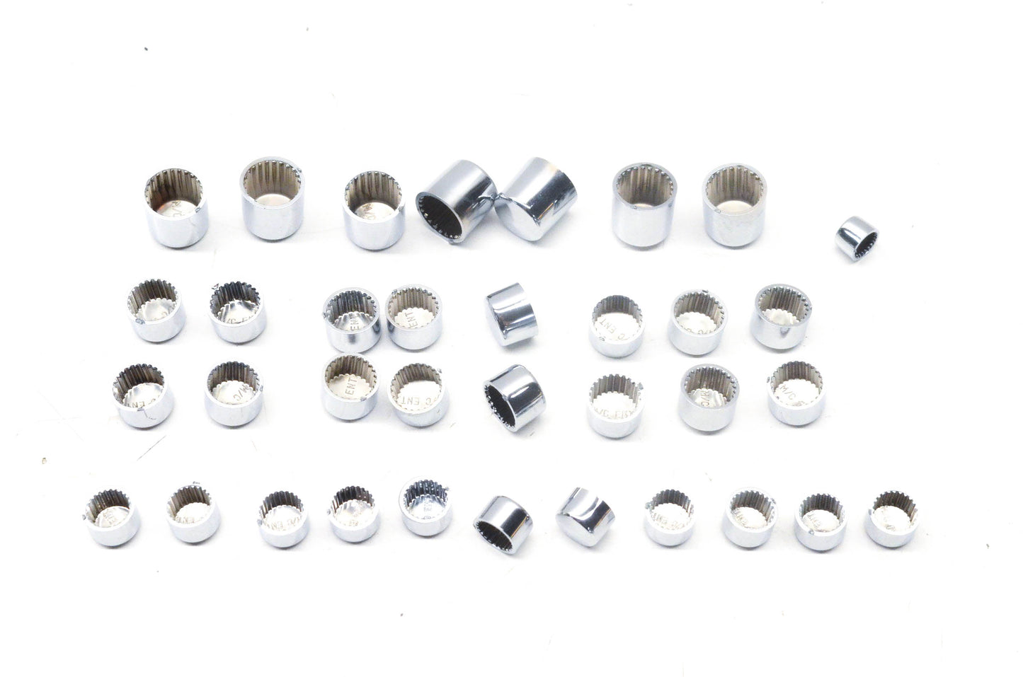 Kool Kovers KK1519 VTX1800 Plastic Chrome Nut Cover Kit NOS