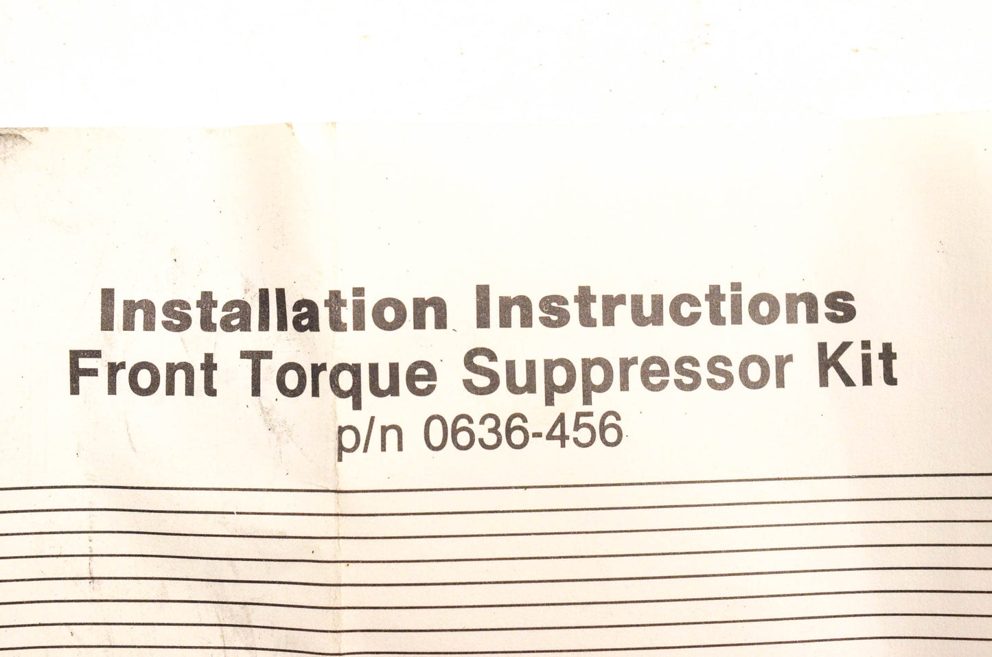New OEM Arctic Cat 0636-456 Torque Suppressor Kit NOS