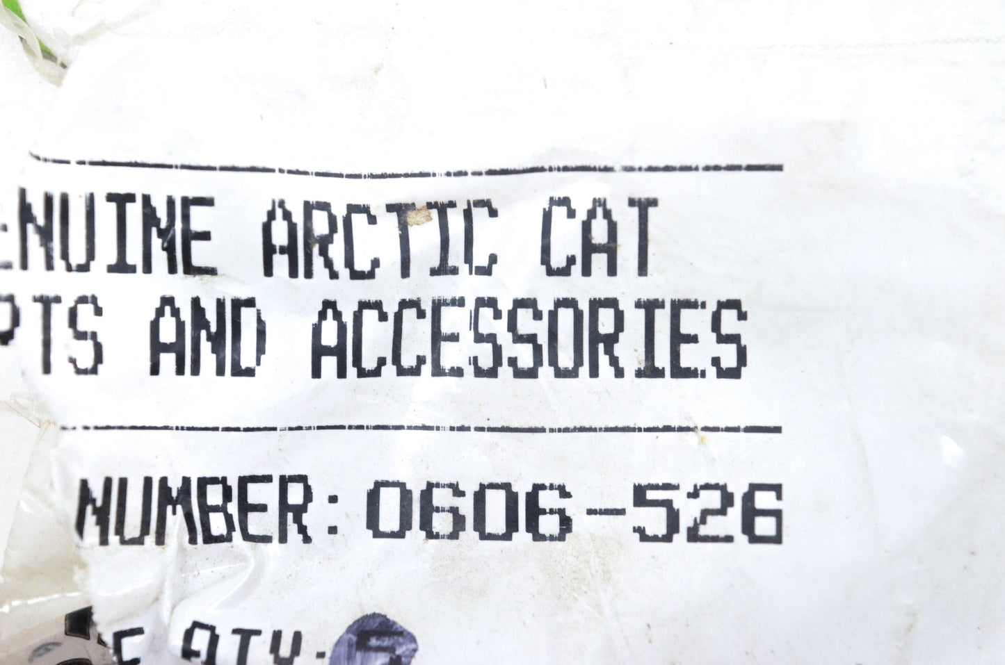 New OEM Arctic Cat 0606-526 Yellow Reflector NOS