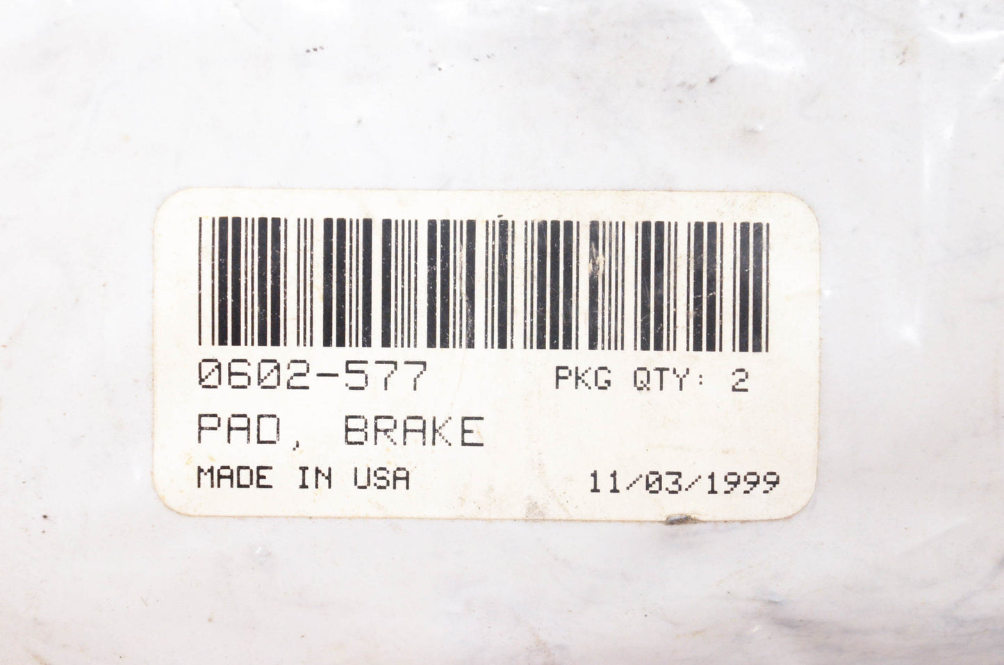 New OEM Arctic Cat 0602-577 Brake Pads Qty 2 NOS