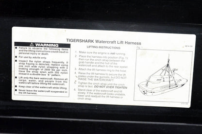 Tigershark Watercraft Lift Harness NOS