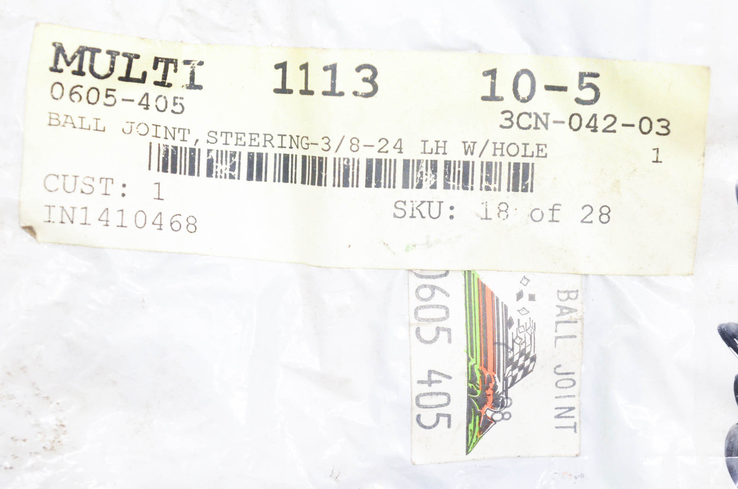 New OEM Arctic Cat 0605-405 Ball Joint NOS