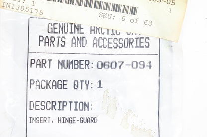 New OEM Arctic Cat 0607-094 Hinge Guard Insert NOS