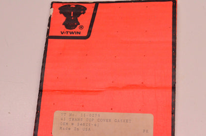 V-Twin Manufacturing 15-0279, 34825-41 Transmission Top Cover Gasket NOS