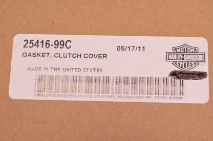 New OEM Harley-Davidson 25416-99C Clutch Cover Gasket NOS