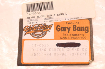 Gary Bang 14-0535, 25416-84 Clutch Cover O-ring NOS