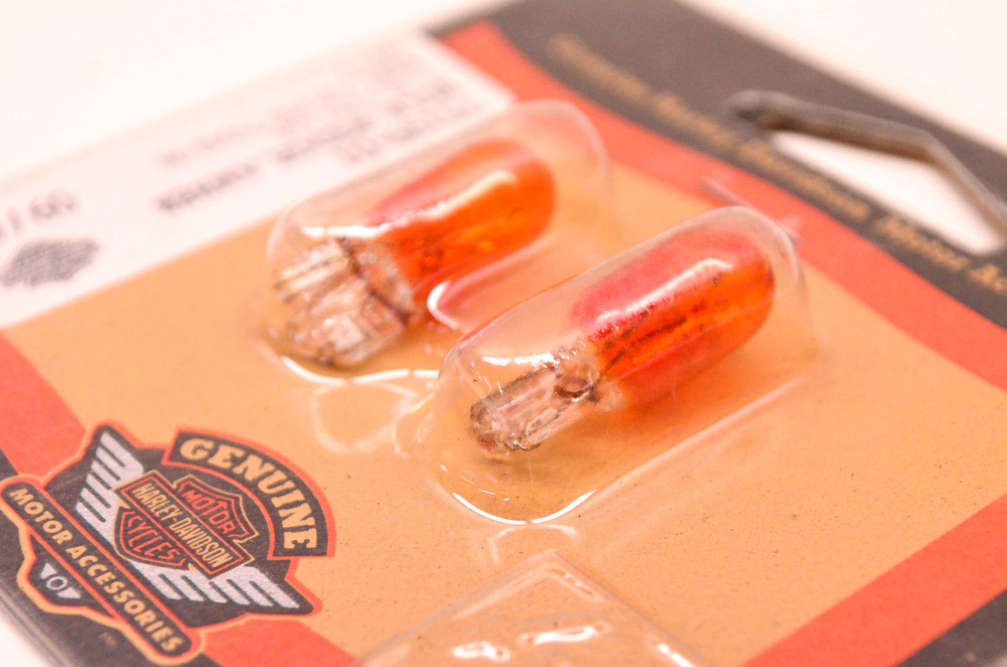 New OEM Harley-Davidson 75199-01 Wedge Bulb Amber T-10 12V/.12A NOS