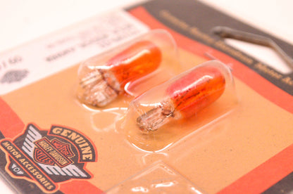 New OEM Harley-Davidson 75199-01 Wedge Bulb Amber T-10 12V/.12A NOS