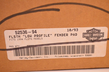 New OEM Harley-Davidson 52536-94 Low Profile Fender Pad NOS
