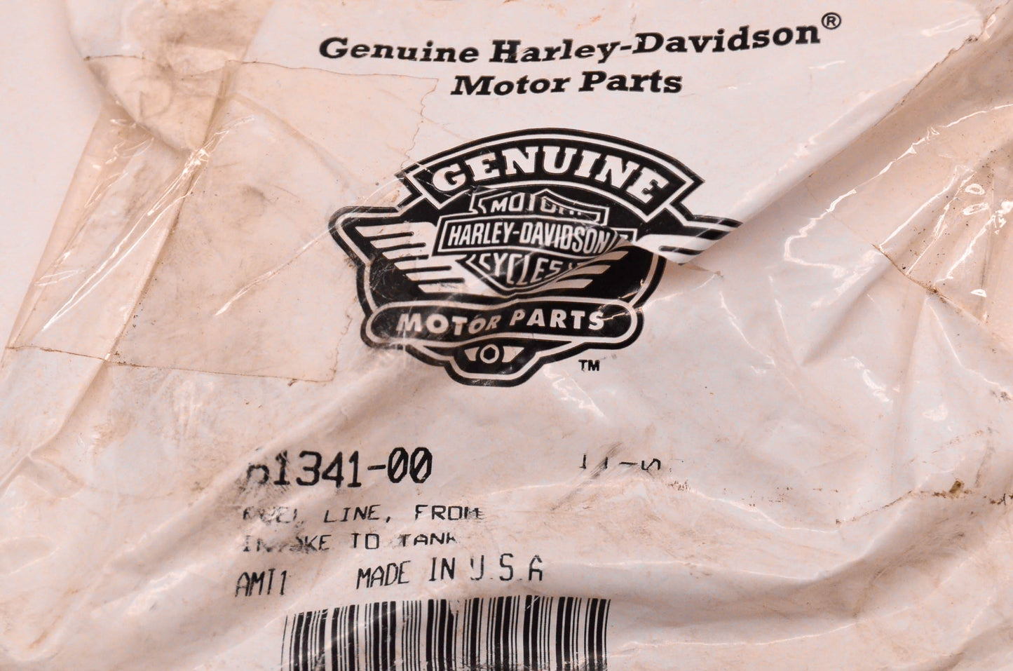 New OEM Harley-Davidson 61341-00 Fuel Line Assembly NOS