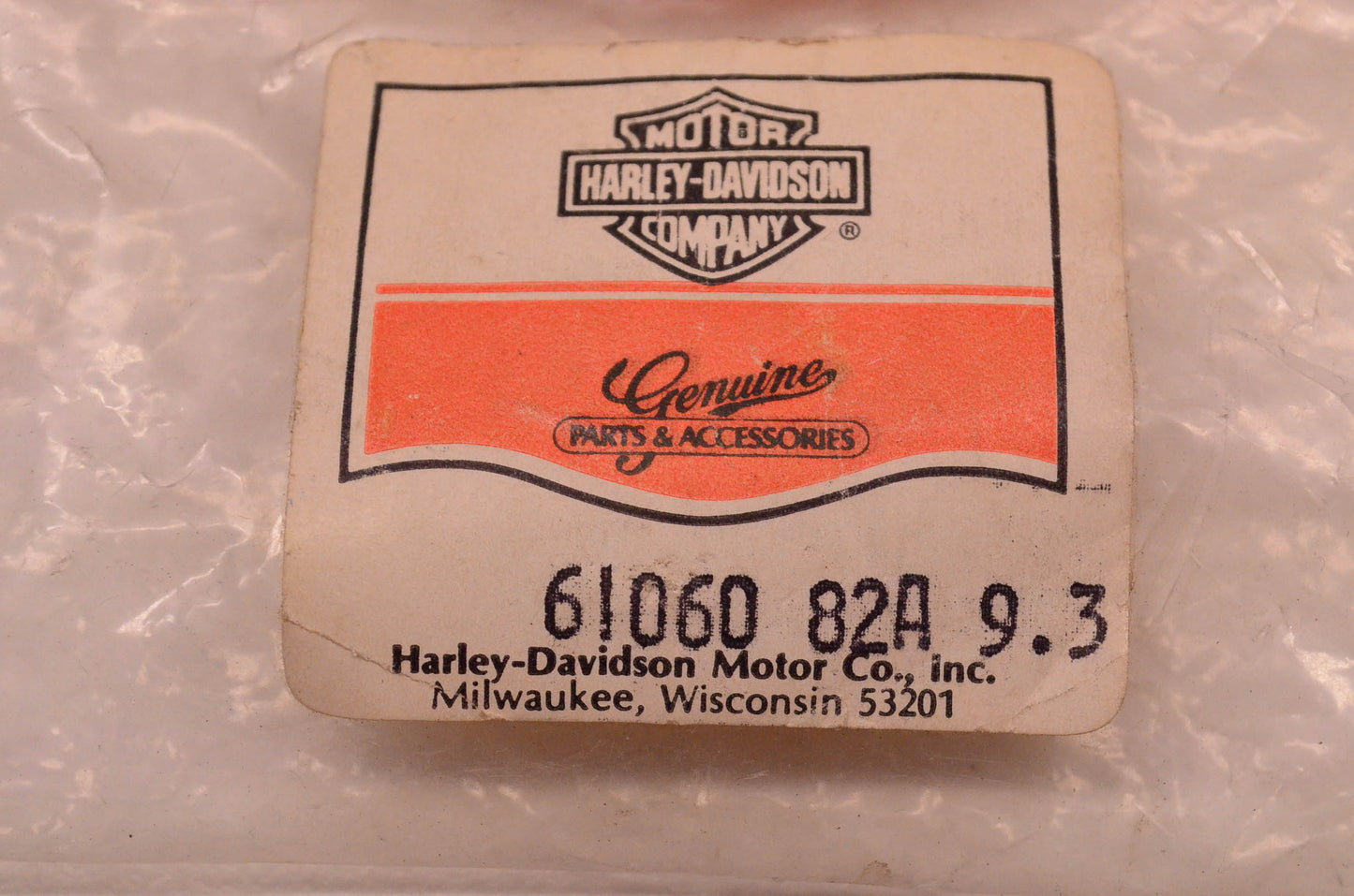 New OEM Harley-Davidson 61060-82A Gas Cap Black NOS