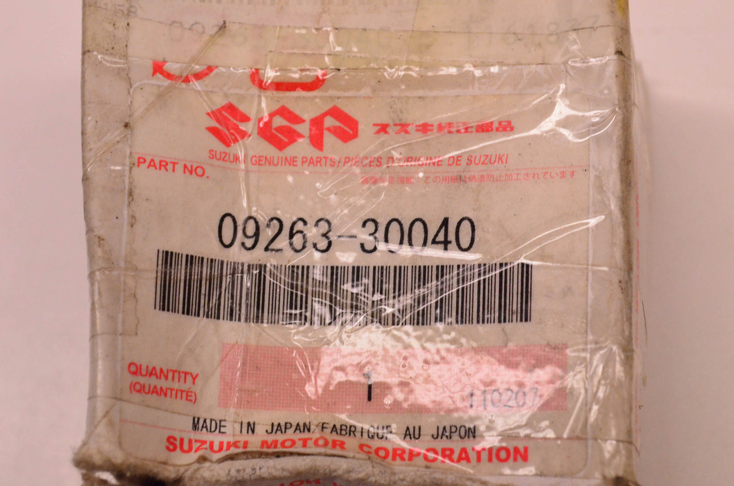 New OEM Suzuki 09263-30040 Bearing 30x40x25 NOS