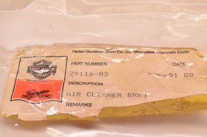 New OEM Harley-Davidson 29116-83 Air Cleaner Bracket NOS