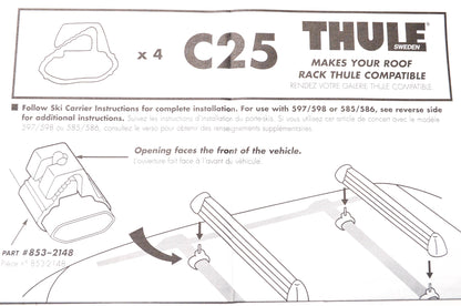 Thule 853-2148, C25 Clamp On Kit NOS