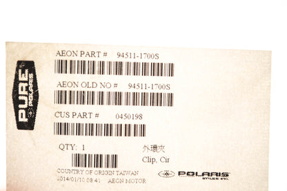New OEM Polaris 450198 Circlip NOS