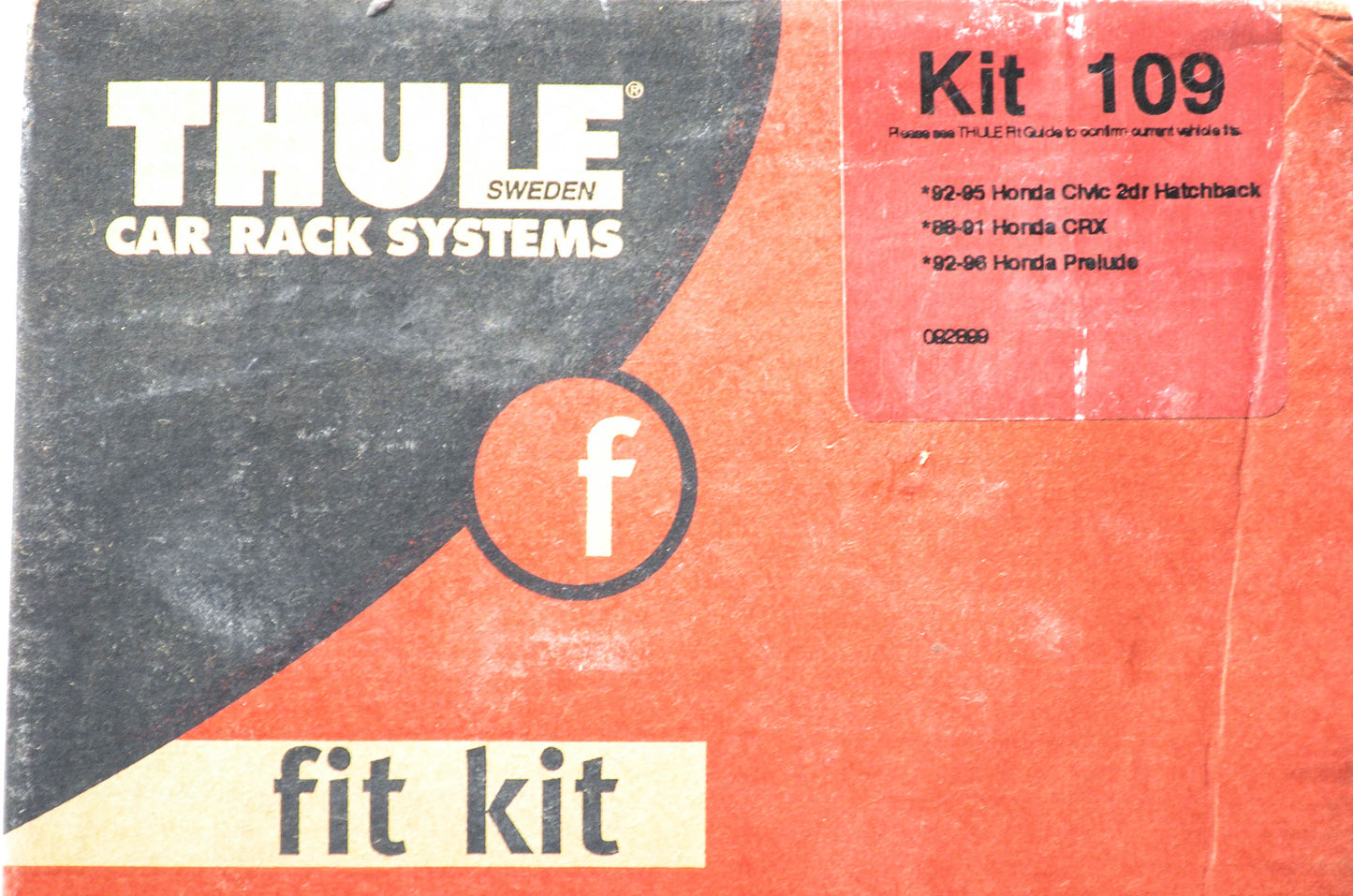 Thule 92899, KIT109 Fit Kit NOS