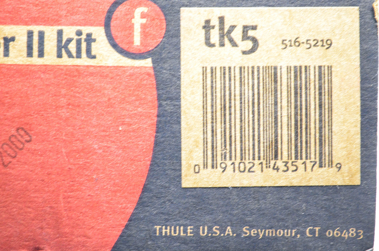 Thule 516-5219, tk5 Tracker II Kit NOS