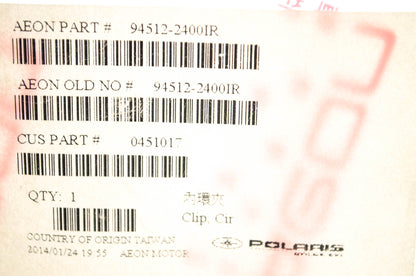 New OEM Polaris 451017 Circlip NOS