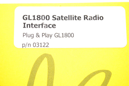 Aftermarket 03122 GL1800 Satellite Radio Interface Kit NOS