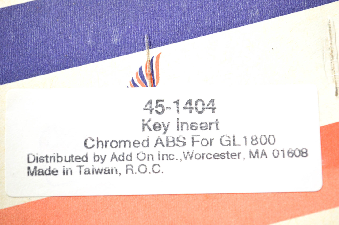 AddOn Accessories 45-1404 Key Insert for GL1800 NOS
