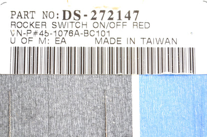 Drag Specialties DS-272147, 45-1076A-BC101 12 Volt Rocker Switch NOS