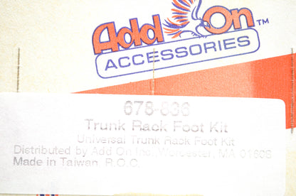 AddOn Accessories 678-836 Trunk Rack Foot Kit NOS