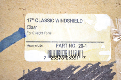 Show Chrome 20-1 Windshield Only NOS