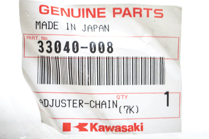 New OEM Kawasaki 33040-008 Chain Adjuster NOS