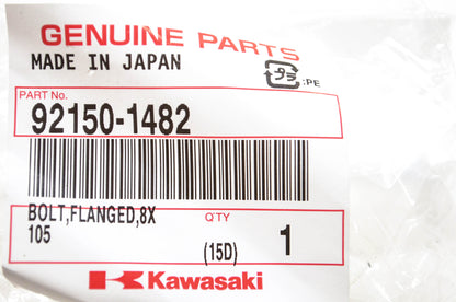 New OEM Kawasaki 92150-1482 Flanged Bolt NOS
