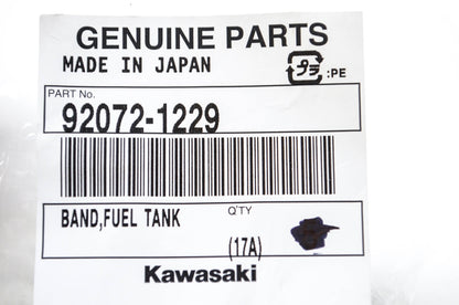 New OEM Kawasaki 92072-1229 Fuel Tank Strap NOS