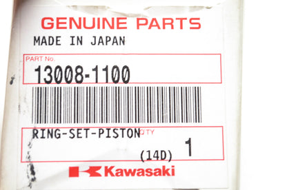 New OEM Kawasaki 13008-1100 Piston Ring Kit NOS