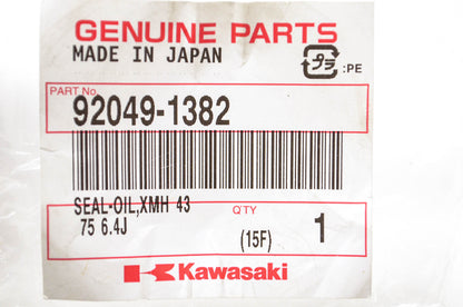 New OEM Kawasaki 92049-1382 Oil Seal NOS