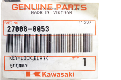 New OEM Kawasaki 27008-0053 Blank Key NOS